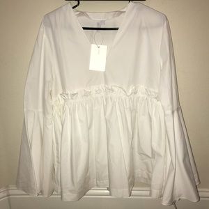 Brand new white long sleeve ASOS top